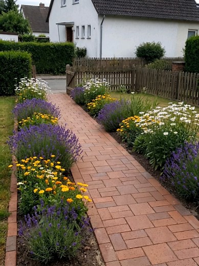 Welcoming Brick Walkway Ideas for a Friendly Front Yard