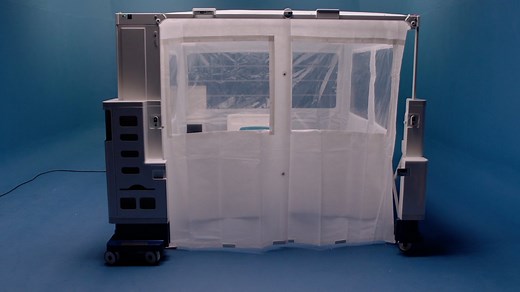 Hospitals install pop-up Covid-19 isolation bays