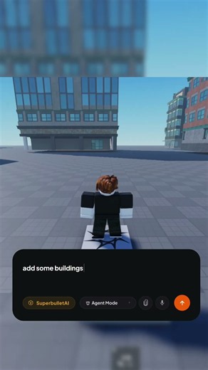 Create games without coding using SuperbulletAI. #robloxstudio#gamedev