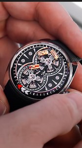 One of my favorite brands to visit here at @dubaiwatchweek is @genuswatches and Pamela. The watches feature a creative 3D time display, excellent movement finishing and a comfortable case. Learn more about it on my YouTube channel - link in BIO. #dubaiwatchweek #genuswatches #swisswatchgang | Swiss Watch Gang