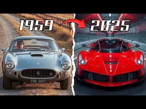 Ferrari Evolution: Iconic Supercars 1959 - 2025 | Machine Transformations