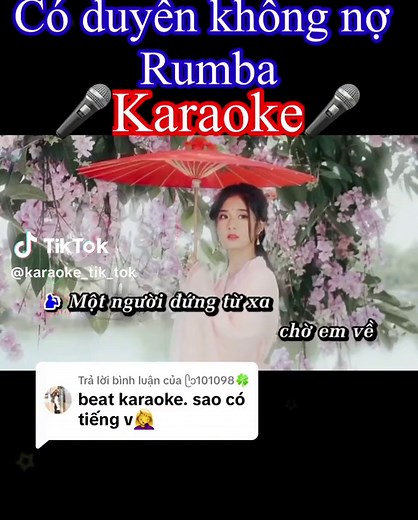 Karaoke Có Duyên Không Nợ - Rumba Xịn Nhất