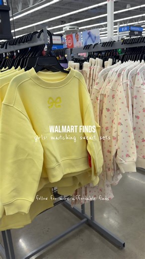 Stylish Matching Sweat Sets for Girls from Walmart