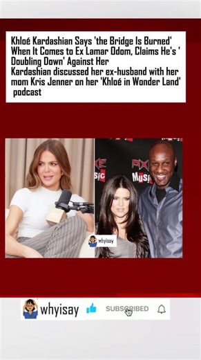 Khloé Kardashian is done with her ex-husband, Lamar Odom, once and for all #shorts #viral #trending