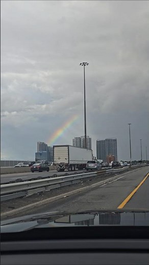 Rainbow in the Sky 🌈 | Stunning Natural Phenomenon & Sky Views