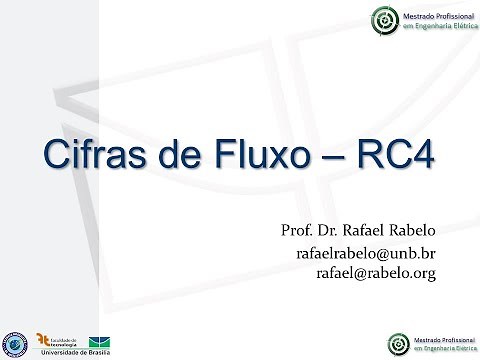 Criptografia Simétrica - Cifra de Fluxo RC4