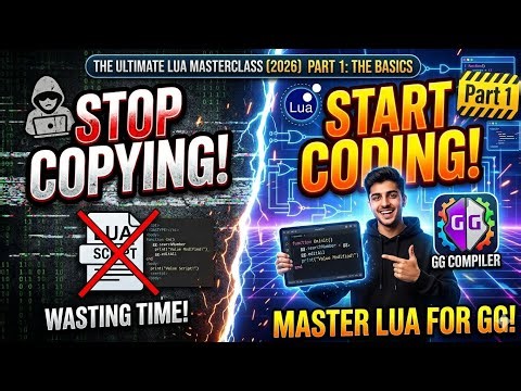 Lua Scripting Masterclass: From Basic Logic to Advanced GG Modding | 