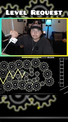 Impossible Wave Level Request! #geometrydash #geometrydashchallenge #shorts