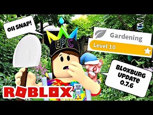 I MAXED OUT MY GARDENING SKILL IN ONE DAY! Roblox | Bloxburg Update 0.7.6