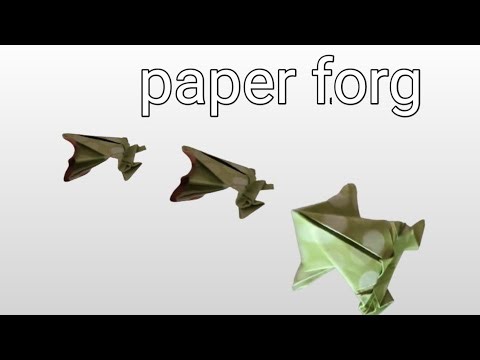 How to make amazing paper forg -origami #drawing #artist