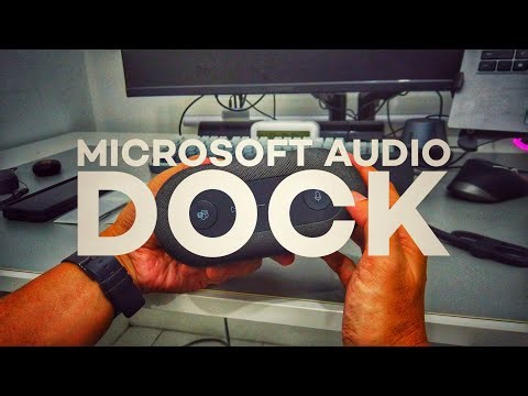 MICROSOFT AUDIO DOCK UNBOXING & SOUND TEST