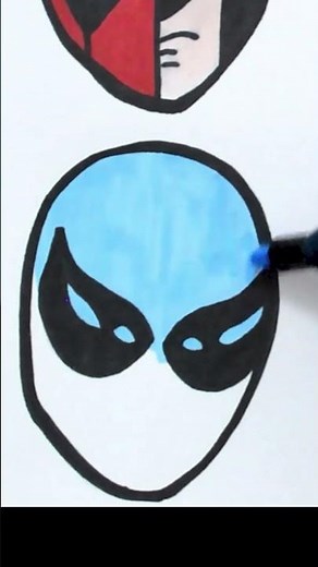 How To Draw Avengers Superhero , Marvel's Spider-Man, Deadpool, Panter, Venom -FACES #spiderman
