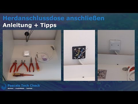 Herdanschlussdose anschließen / anklemmen || Anleitung + Tipps (400V 5 Adern) | Anschlussdose E-Herd