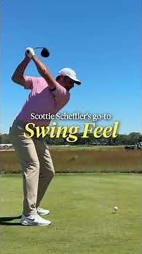 Scottie Scheffler’s simple swing feel has helped make him the best ball-striker on the planet. 💯