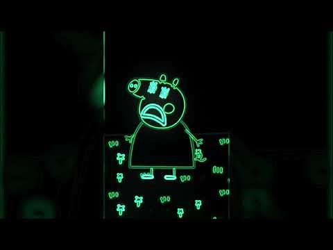 Screaming Peppa Pig Characters Vocoded To I’m Blue, Axel F