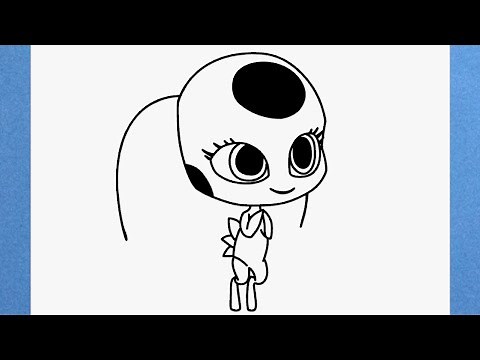 How to draw Tikki step by step from Miraculous