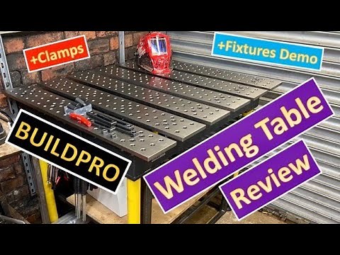 BuildPro Welding Table Review, Clamps and Fixtures