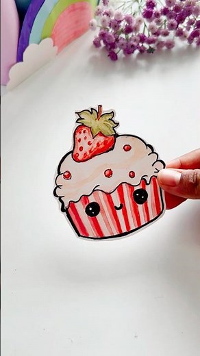 Made a Big cute Sticker at Home! | Easy DIY Sticker Idea ✨