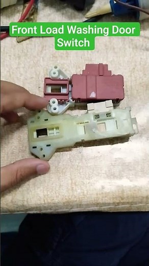 Front Load Washing Machine Door Switch #frontloadwashingmachine #electronicmusic #reels #shortvideo