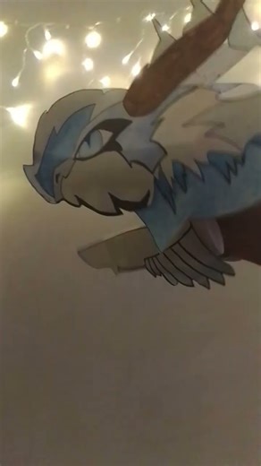 I got led lights!!~ #music #song #dragon #ledlights #led #dragonpuppets #dragonpuppetarmy #paperart