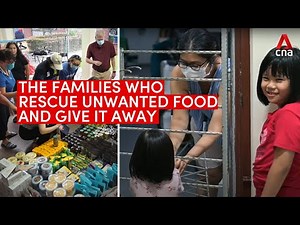 These two families are reducing waste by rescuing unwanted food and giving it away