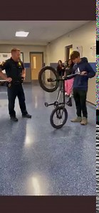 5.3M views · 157K reactions | File this under Heartwarming. Schertz PD officers and district SROs Cpl. Flowers, Officer O’Leary and Samuel Clemens HS coach Amanda Balthun came together to surprise Dylan, who had his bike swiped earlier this week. #WeAreSCUC #OneCommunity | Schertz-Cibolo-Universal City ISD (SCUCISD) | Facebook