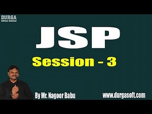JSP Elements || Session - 3 || by Mr. Nagoor Babu On 02-11-2018