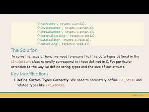 Solving the Issue of Python 3 Calling External DLLs with Custom Data Types