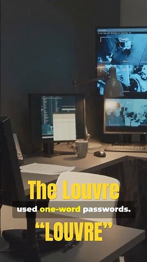 The Secret Code is “LOUVRE”