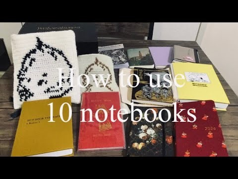 【ノート紹介】旅／自己分析／名言…私が使っている10冊のノート