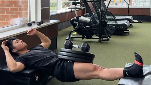 【muscle严选】夯爆了 肉壮筋肉博主波波练核心肌群