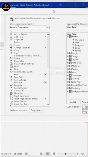 MS Word 2016 Customize Ribbon | Create Your Own Ribbon Tab | Complete Tutorial