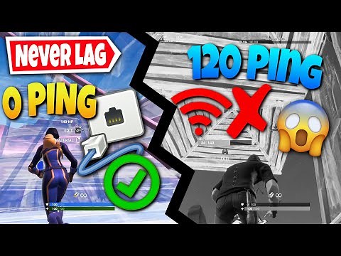 How To Lower Ping in Fortnite, Fix Lag! (Wired vs Wifi Connection, How to Get 0 Ping / No Lag!)