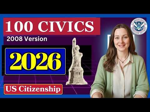 2026 RANDOM 100 civics questions and answers - U.S. citizenship interview I N400 Interview #n400