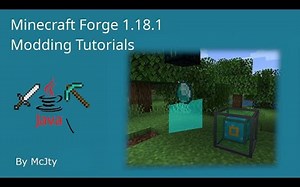 【含字幕】Minecraft Forge 1.18.1 Modding Tutorials P1 1.18mc模组编程教程 项目设置、第一个方块物品、json