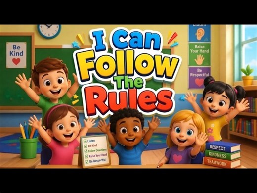 I Can Follow the Rules | Classroom Rules Song for Kids | Preschool Learning