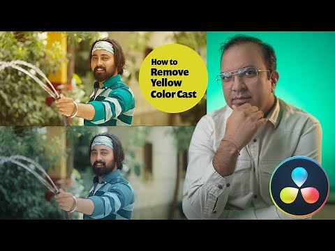 How to Remove Yellow & Green Color Cast in Davinci Resolve 18