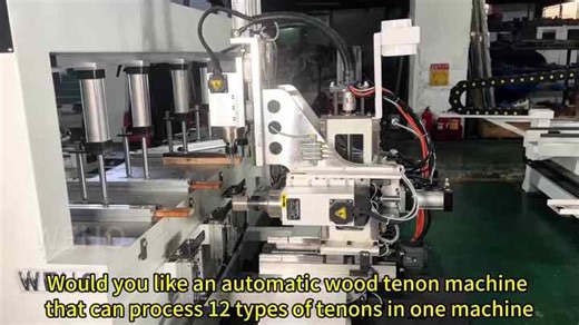 Automatic Wood Tenoner and Mortiser Machines, 12 Types Tenon and Mortise Made by One Machine.
