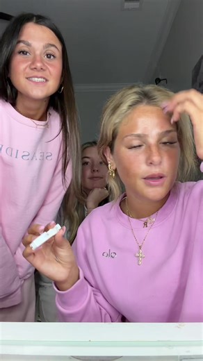 we lowk are pierced baddies now #foryou #grwm #earpiercings #fyp #viral @addy!! @emma