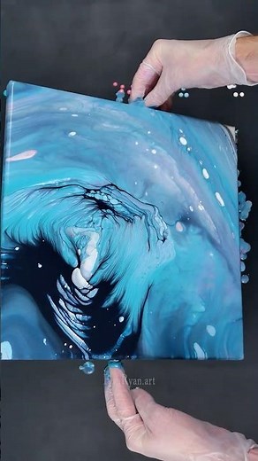 Yes, Anyone can Make this Art! Easy Acrylic Pour Painting