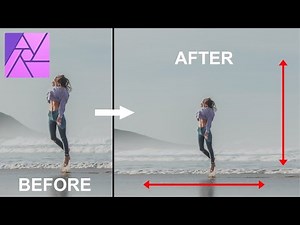 Easy Trick to Extend Your Background/Backdrop in Affinity Photo - Content-Aware Scale Alternative