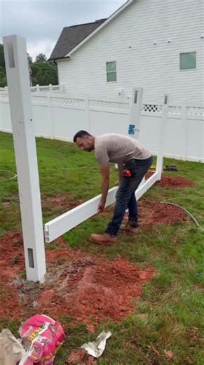 Building a backyard privacy fence from scratch