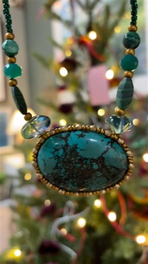 Just a tiny selection of the beautiful work that we currently have here at The Artists’ Gallery by Sam Hemming- who is visiting artist with us this month. Sam says - My beading journey began in my early 20s with a chance encounter with the Maui-based expert beadworker, Sarah Klopping, who introduced me to a few basic beading skills. This sparked a fascination with the bead-weaving techniques of Africa, Egypt, and Native America. My goal has always been to create unique, colourful jewellery with 