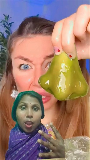 Eating This Gross Snotty Nose Jelly Candy! 🤢🤮 (Reaction)