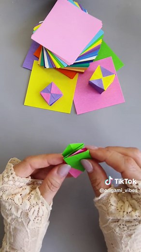 Magic origami box.#origami #origamitutorial #origamitoys #foldingbox #折り紙 #折り紙ボックス#折りたたみボックス
