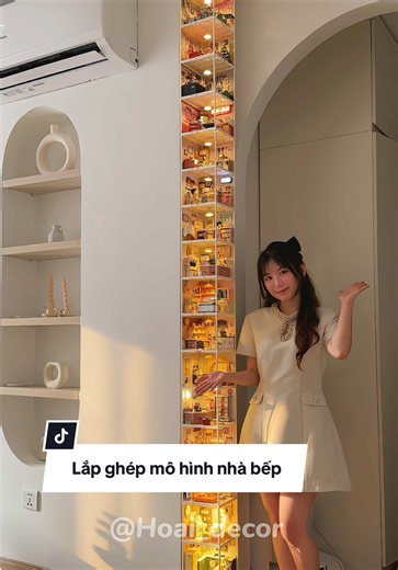 Lắp Mô Hình Nhà Bếp DIY Cùng HoaiDecor