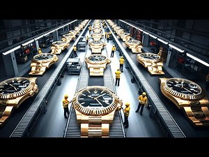 Inside the Rolex Factory: Making an 18K Gold Watch