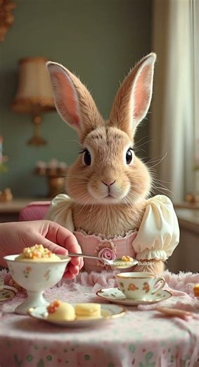You're Invited! Adorable Bunny's Fancy Tea Party 🐰☕️