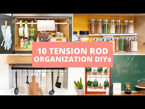 What Exactly Can You Organize With Tension Rods?