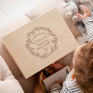 Baby Keepsake Box, Personalised Baby Memory Box, Newborn Gift, Unique Gift for New Mum, Engraved Box for Babies, Personalised Baby Gift - Etsy